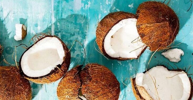Kokosnuss zur Reinigung des Körpers von Parasiten